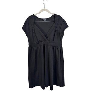 Rock Steady dress size 1X cap sleeve wrap front rockabilly sparrows retro pin up